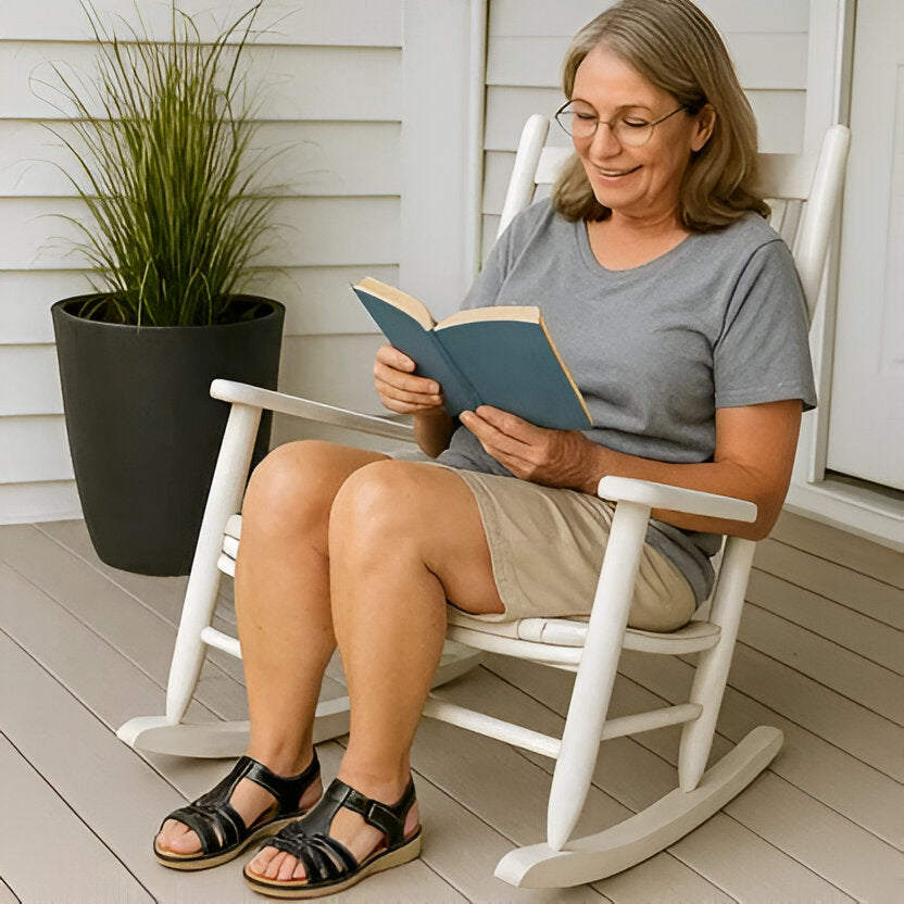 Travel-ready women's comfort sandals with arch support, designed for long walks.