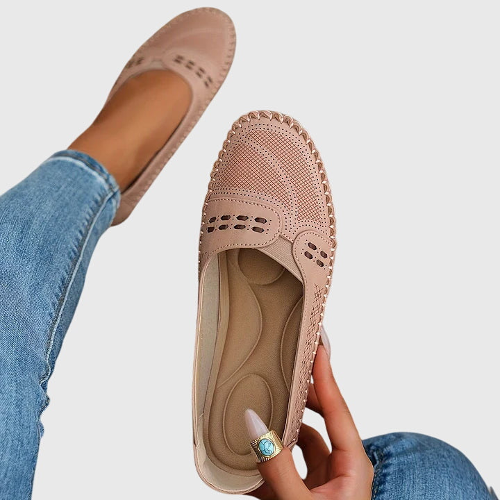Stylish women's slip-on comfort shoes, perfect for versatile, casual everyday wear.