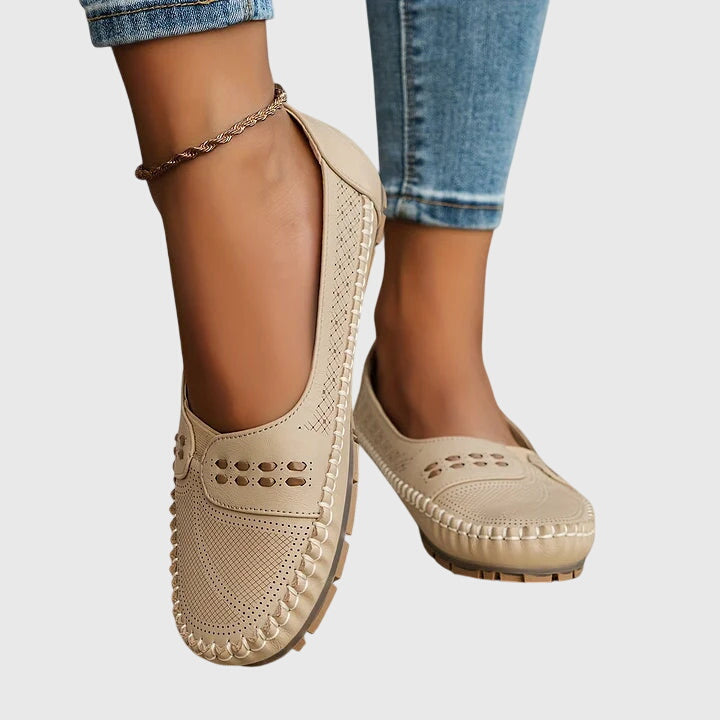 Versatile women's slip-on orthopedic shoes, great for walking, everyday support & foot comfort.