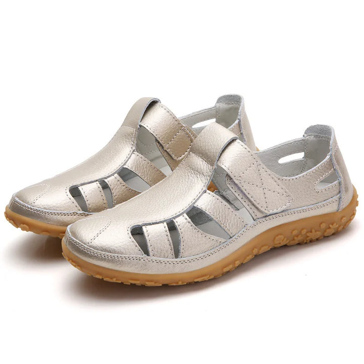 Open-toe women's comfort sandals, offering balance support for stylish casual daily wear.