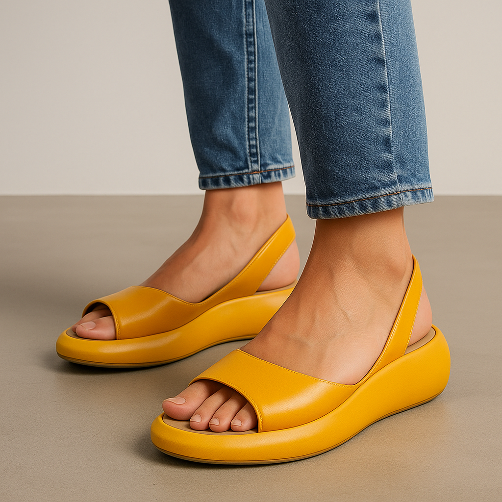 Women's comfortable casual slip-on flat sandals, perfect for everyday summer wear.