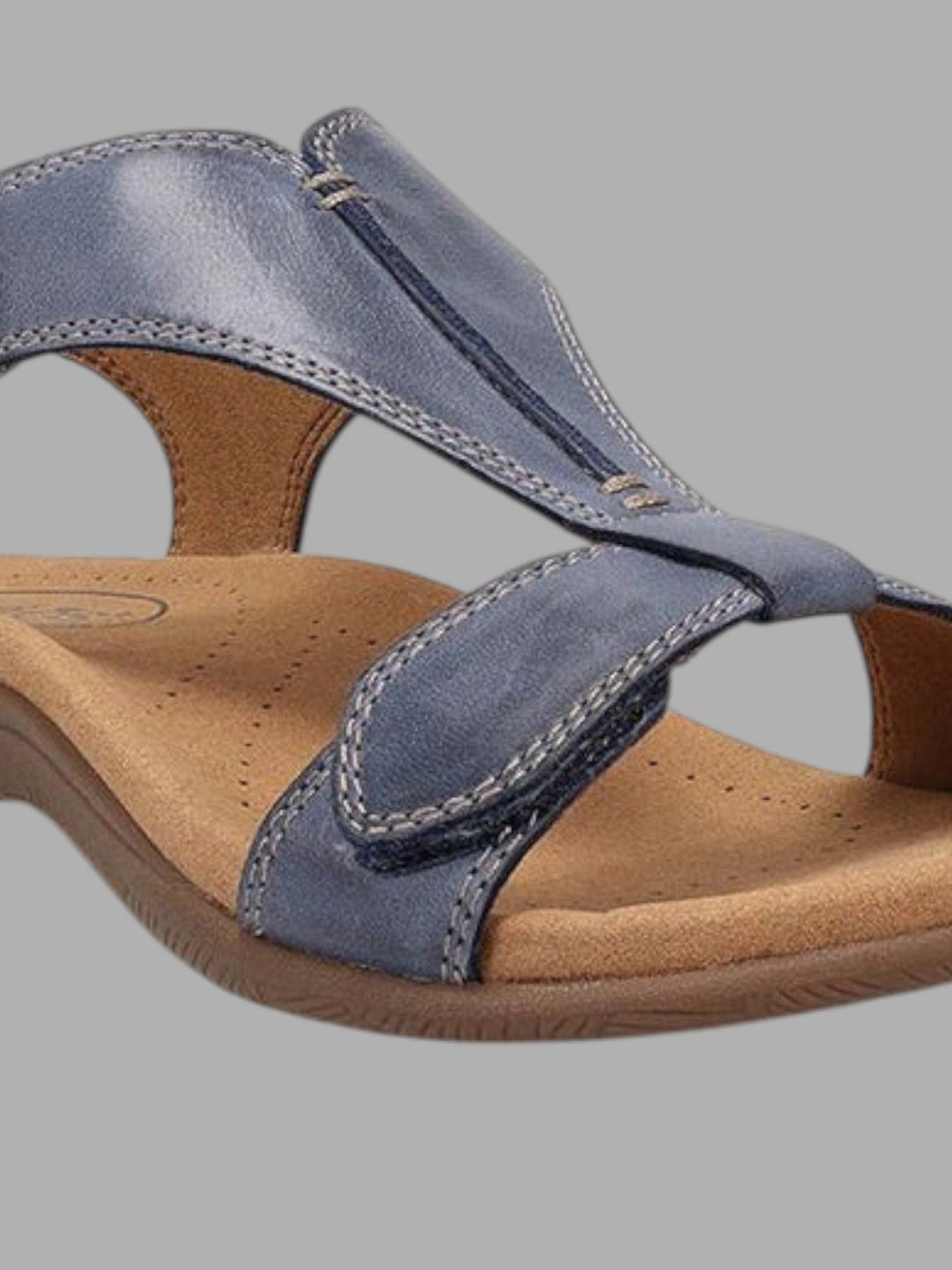 Stylish women's slip-on sandals, great for comfortable everyday casual summer footwear.
