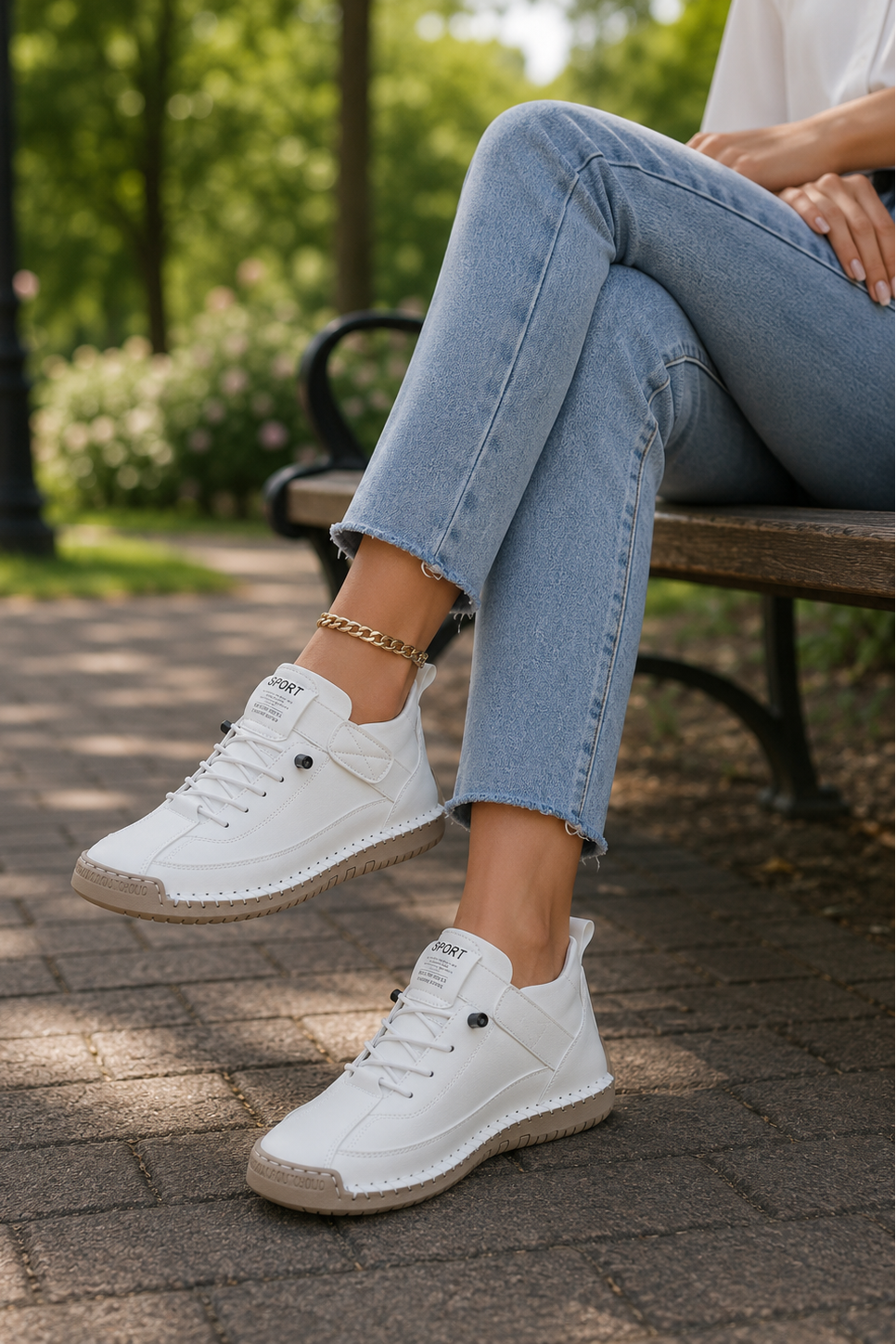 Women's casual walking shoes, offering daily comfort with a lightweight, breathable feel.