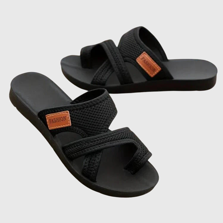 Elody #1114 women's slip-on mesh platform sandals, designed for maximum comfort and chic summer style.