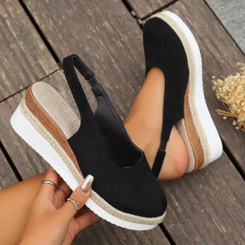 Women's arch support sandals providing orthopedic comfort, ideal for posture correction & foot health.