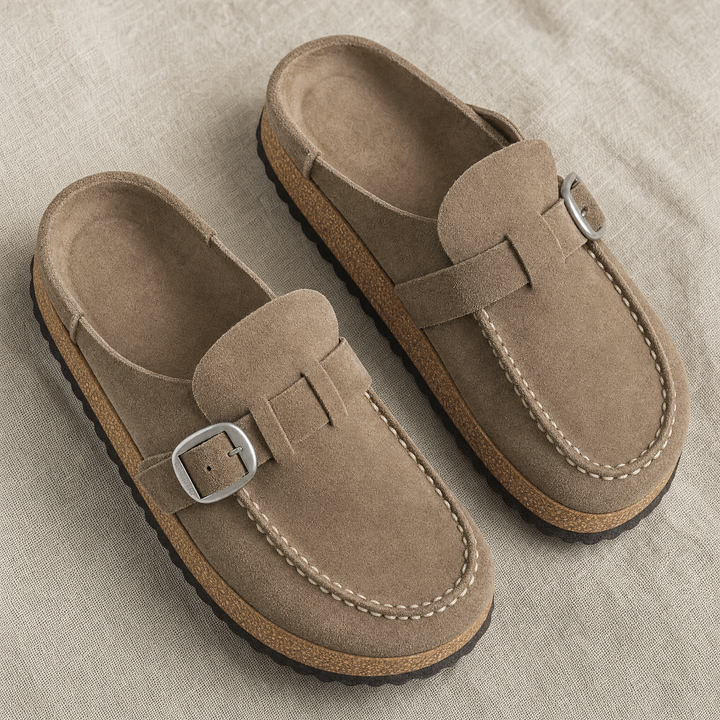 Stylish casual women's mules with orthopedic comfort & slip-on design for everyday support.