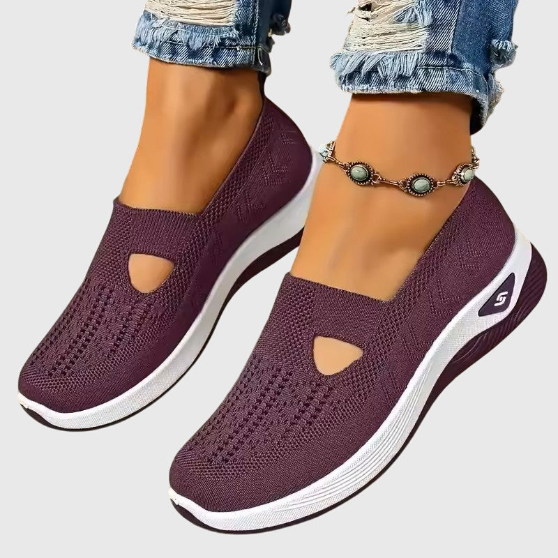 Versatile women's slip-on orthopedic shoes, offering superior comfort for various casual activities.