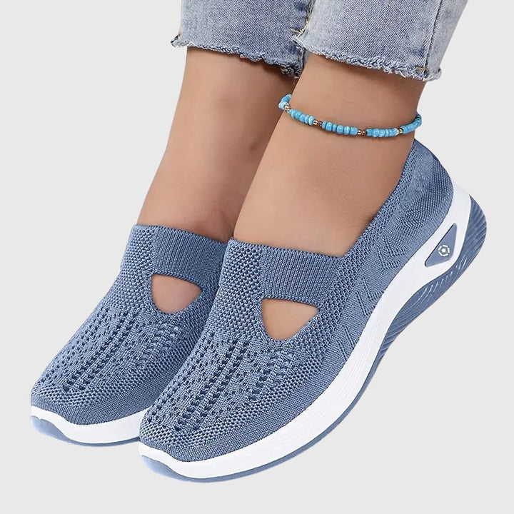 Women's orthopedic slip-on shoes, designed for bunion relief & all-day foot pain comfort.