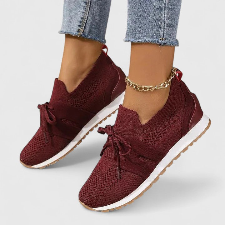 Women's orthopedic walking shoes offering foot support & comfort, ideal for daily activities.