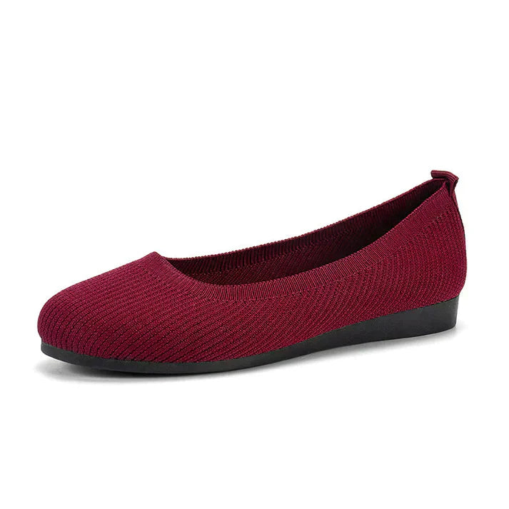 Versatile women's slip-on flats, great for work or casual outings, providing all-day comfort.