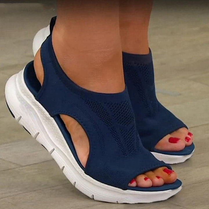 Women's comfortable spring open-toe sandals, perfect for casual everyday wear with a soft sole.