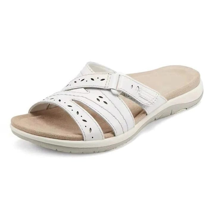 Comfortable women's summer sandals, lightweight with adjustable straps for easy, everyday walking.