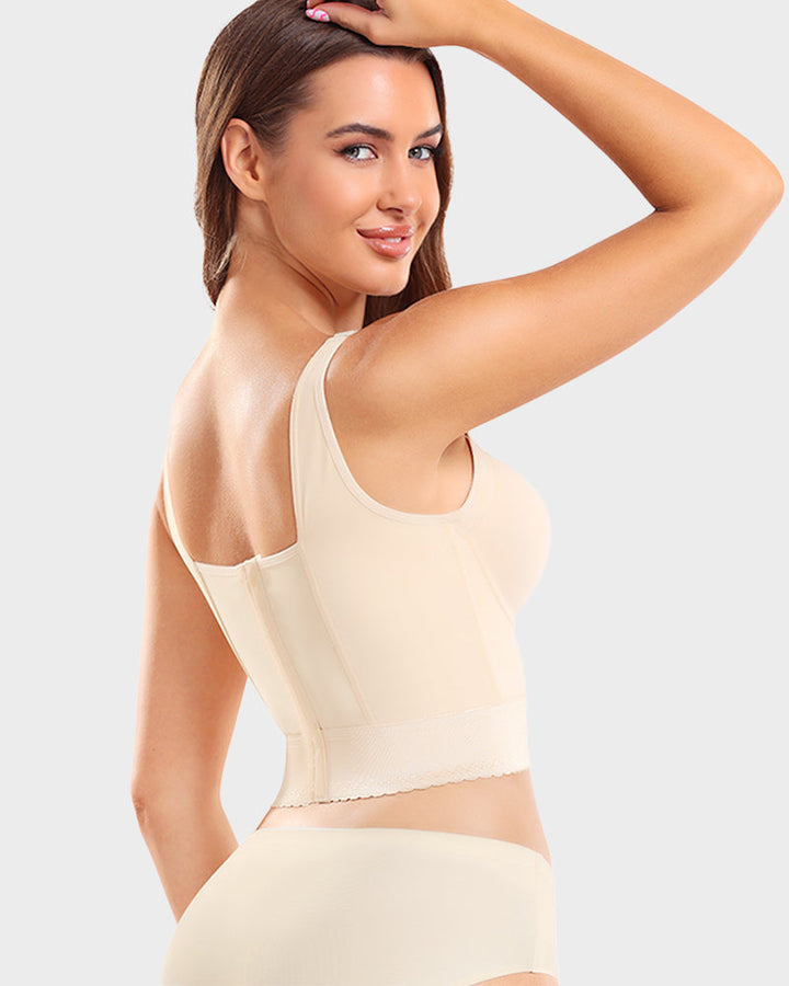Ultimate comfort women's longline push-up bra, with seamless design & supportive ContourFit shapewear.