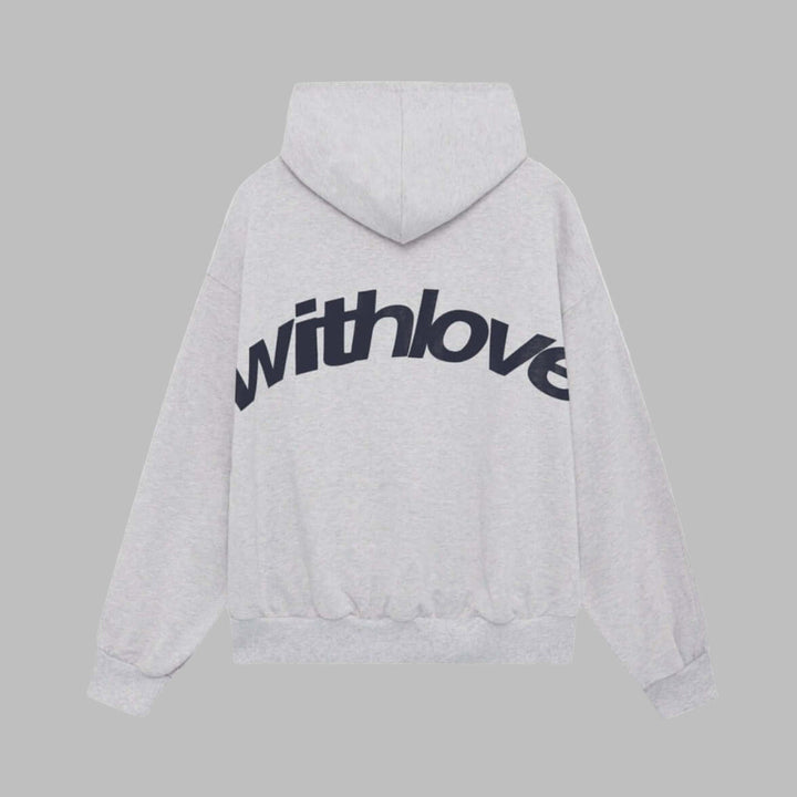 Women's cozy graphic hoodie in a relaxed fit, perfect for everyday casual wear. Long sleeve top for comfort.