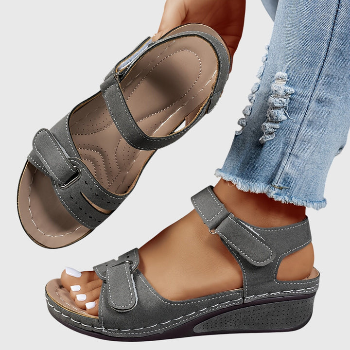 Women's crystal orthopedic comfort sandals, providing essential arch and foot support.