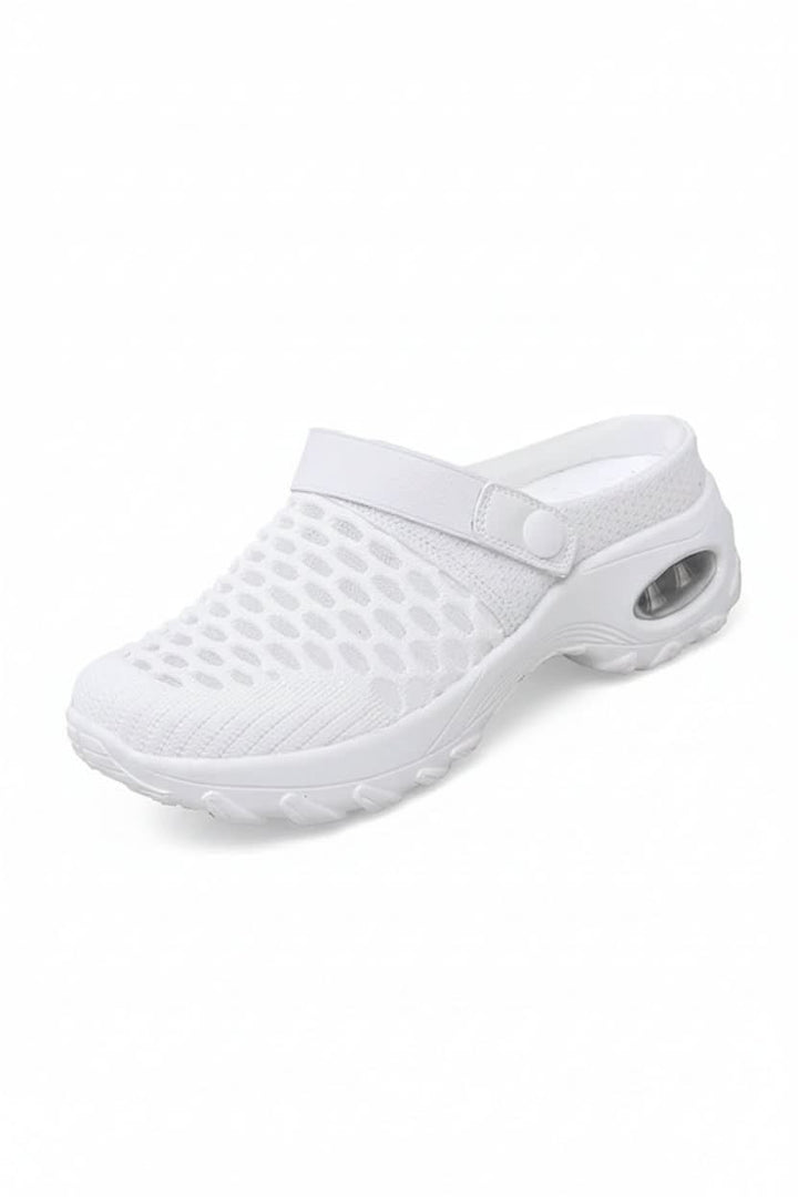 Breathable women's walking shoes with orthopedic support, designed for diabetic foot comfort and daily wear.