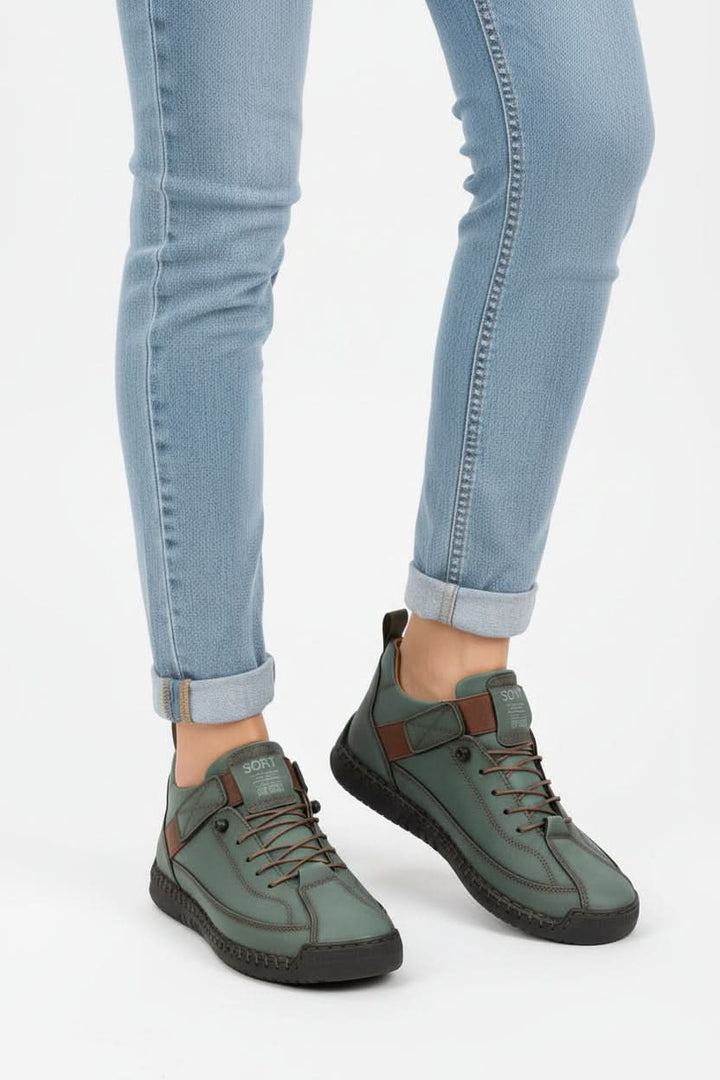 Women's comfortable wide walking shoes, perfect for long walks & all-day active support.