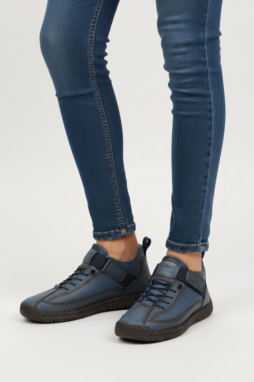 Supportive women's cushioned walking shoes, ideal for long walks & all-day comfort.