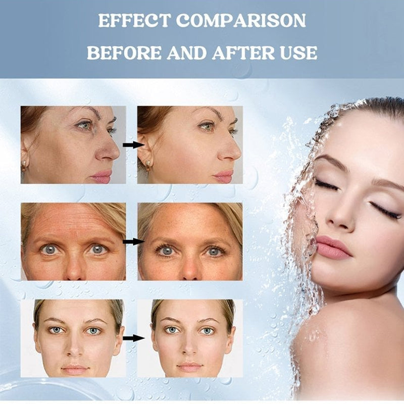 Women's Deep Collagen Mask in a spa setting, emphasizing relaxation and skincare treatment