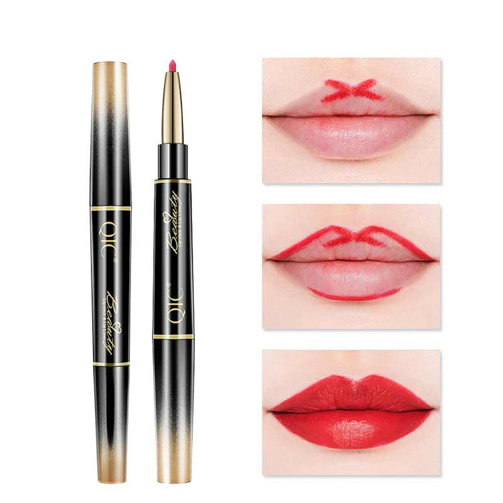 Precision lip liner and lipstick pencil, waterproof and long-lasting for perfect lip definition