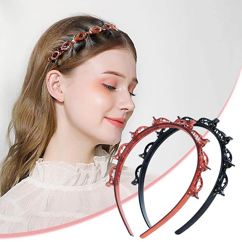 Brown braided hair band, a versatile styling tool and hair accessory for women