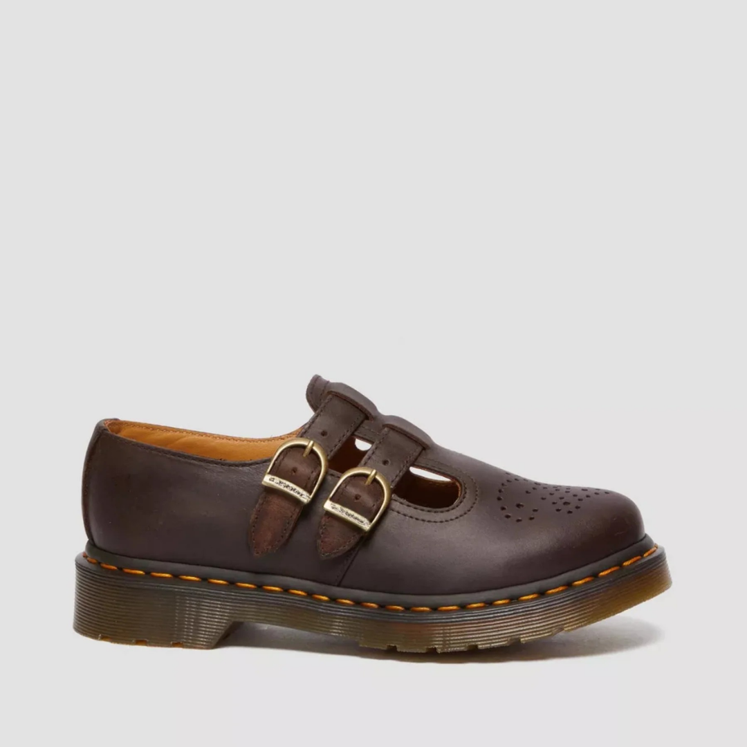 Women's unique double buckle Mary Jane flats, an edgy and comfortable option for versatile casual fashion.