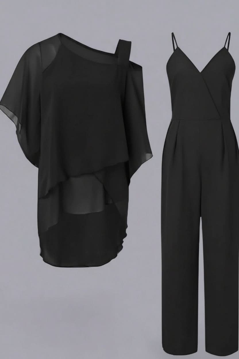 Close-up of a women's coordinated outfit set, highlighting the quality and comfortable fabric for summer.