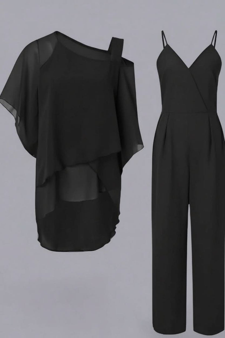 Close-up of a women's coordinated outfit set, highlighting the quality and comfortable fabric for summer.