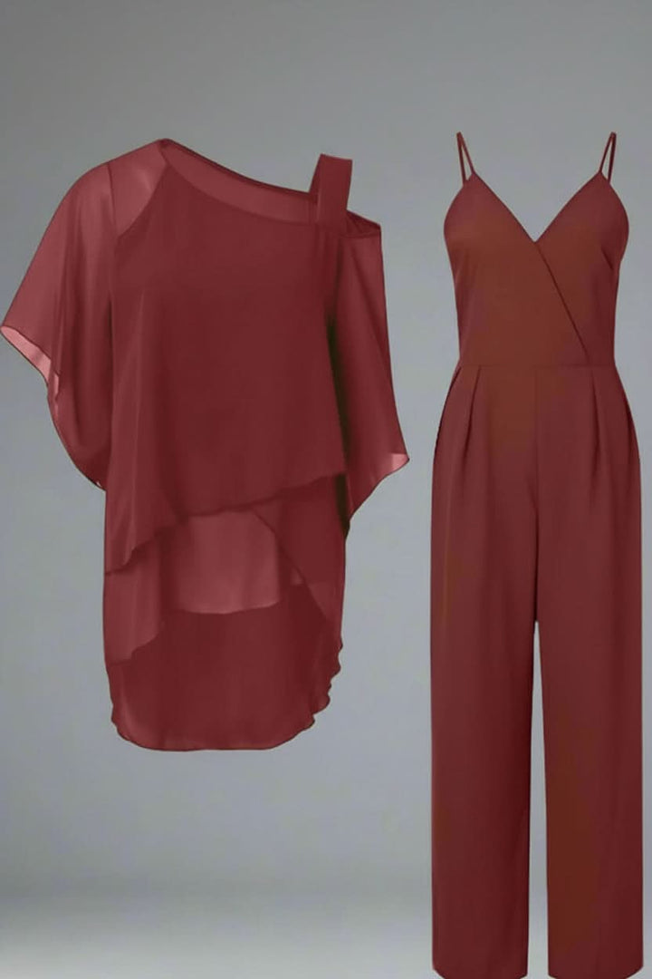 Chic women's two-piece matching set, perfect for a summer outfit or transitioning from day to night.
