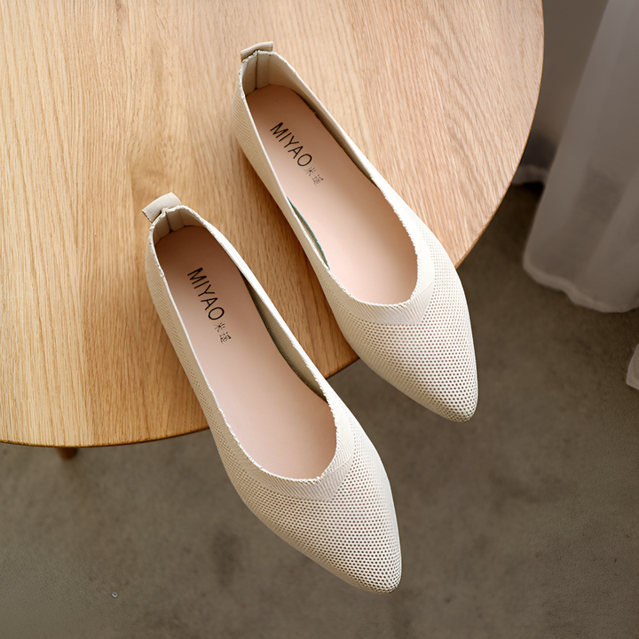 New women's elegant comfort ballerina flats, versatile round-toe slip-ons for any occasion.