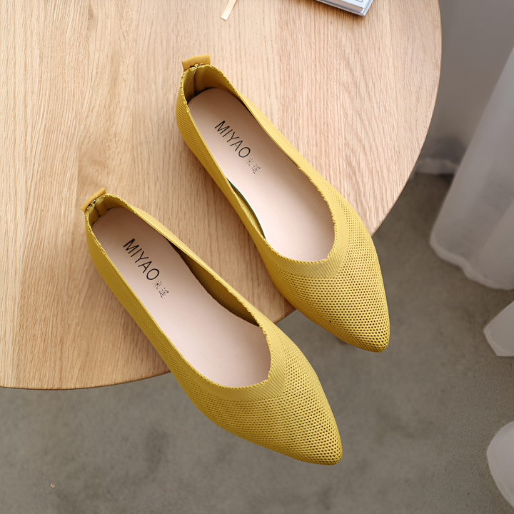 Women's Elegant Comfort Ballerina Flats, the perfect everyday wear & travel shoes.