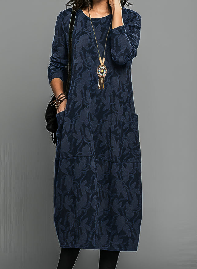 Floral printed midi dress for women, an elegant choice for wedding guests & special events