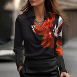 Black Floral Print