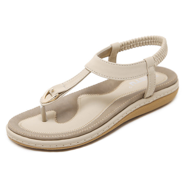 Elowen women's flat sandals with orthopedic arch support, designed for all-day comfort.