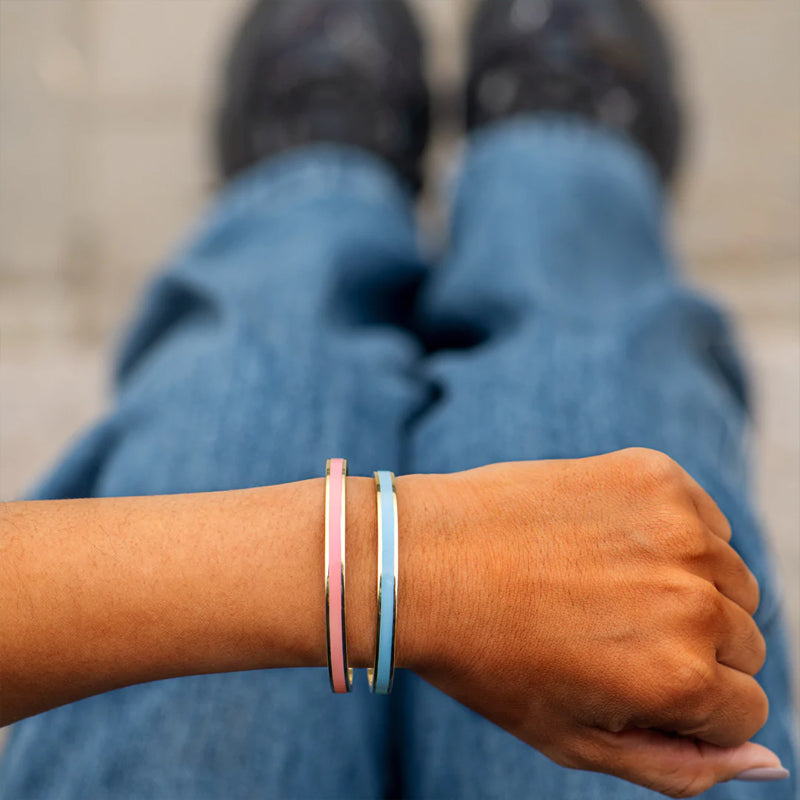 Elegant women's stainless steel bangle, subtle engraving, a versatile wrist accessory