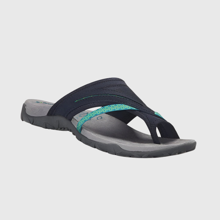 Women's comfort sandals with adjustable straps, ergonomic design & arch support for a custom, secure fit.