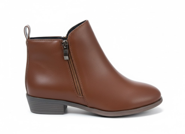 Comfortable women's ankle boots, perfect for everyday wear. Features a sturdy block heel & rounded toe.