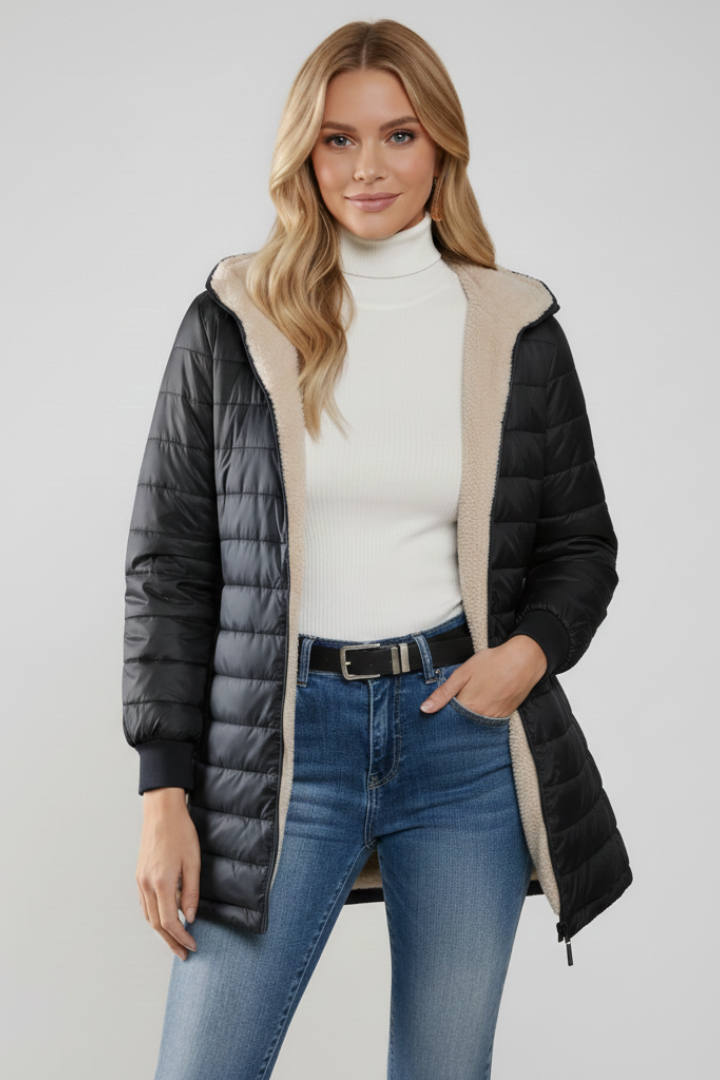 Lightweight women's hooded zip jacket for spring, ideal casual outerwear everyday.