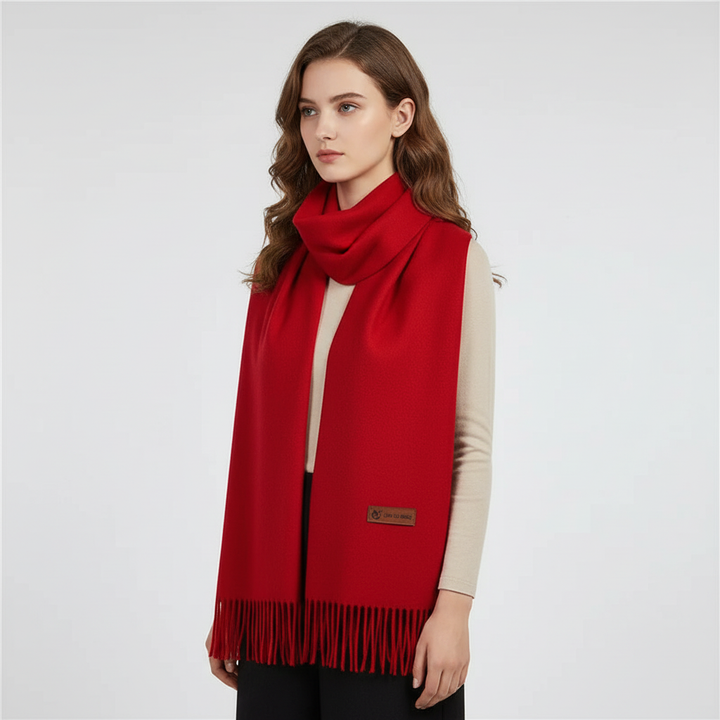 Perfect gift idea: Women's extra large soft winter scarf. A cozy, elegant fashion accessory & neck warmer.