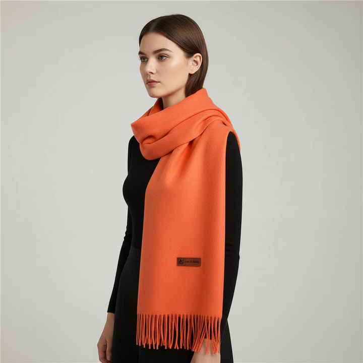Oversized soft winter scarf for women. An extra large wrap offering cozy comfort & elegant style.