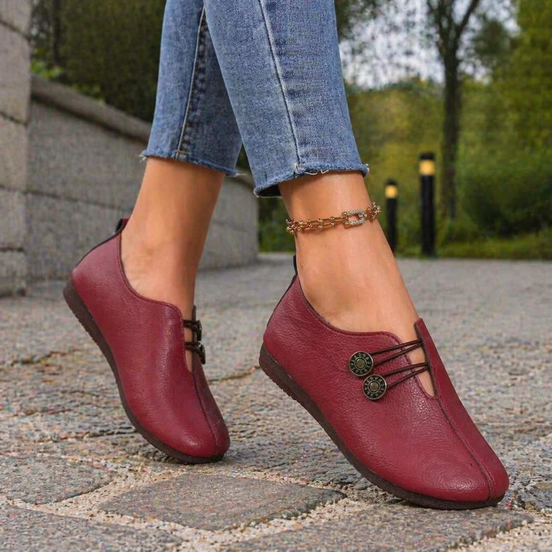 Women's comfortable slip-on barefoot walking shoes, offering natural feel & everyday flexibility.