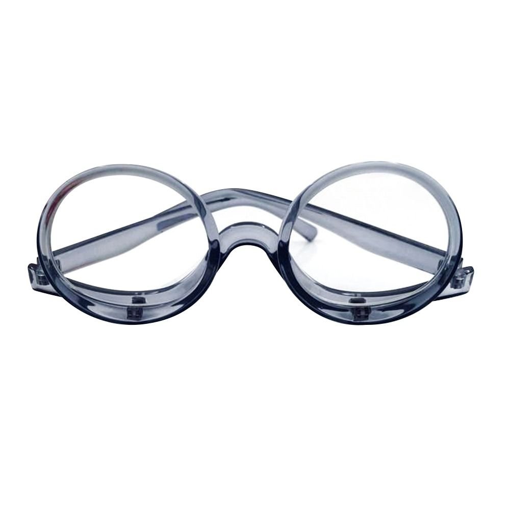 Enhance your vision for makeup with women's flip-down magnifying glasses, perfect for detailed cosmetic work.