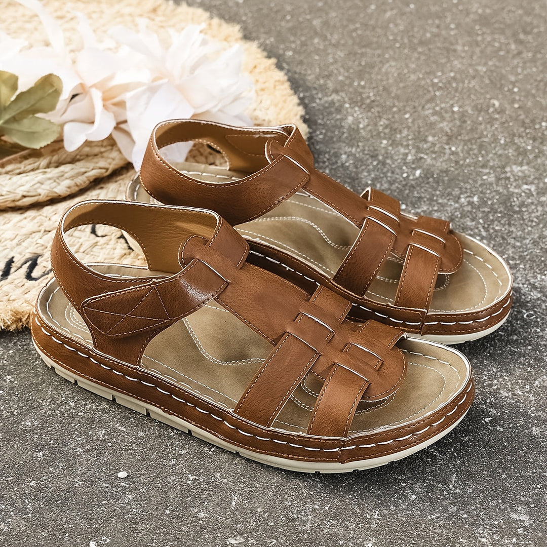 Stylish women's Foxglove slip-on sandals, perfect for summer, warm weather comfort, and casual fashion.