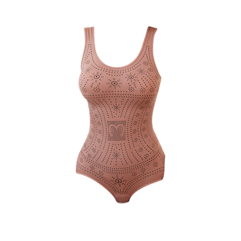 Sculpting body shaper for women: high-waist tummy control, butt lifter, and seamless smoothing support.