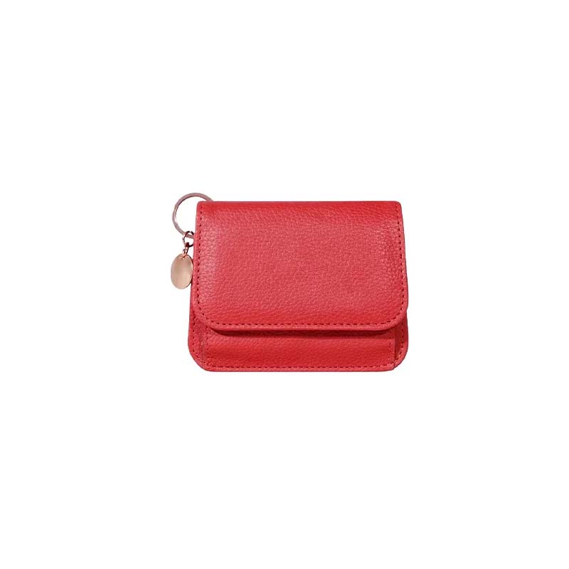 Gift-ready genuine leather mini coin purse, presented as a thoughtful accessory for women.