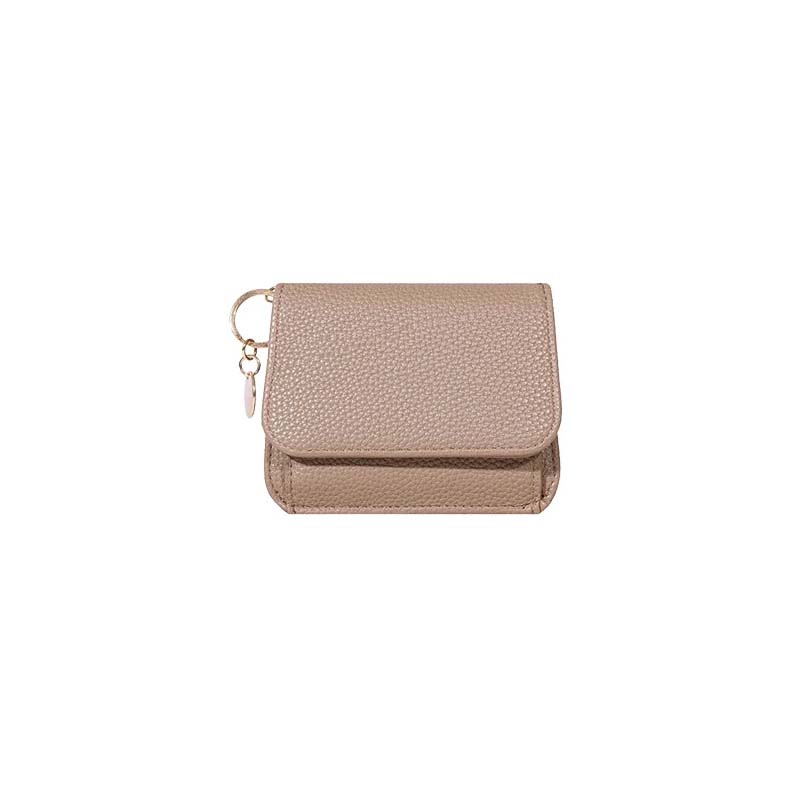 Women's mini coin purse crafted from authentic leather, a timeless and practical wallet alternative.