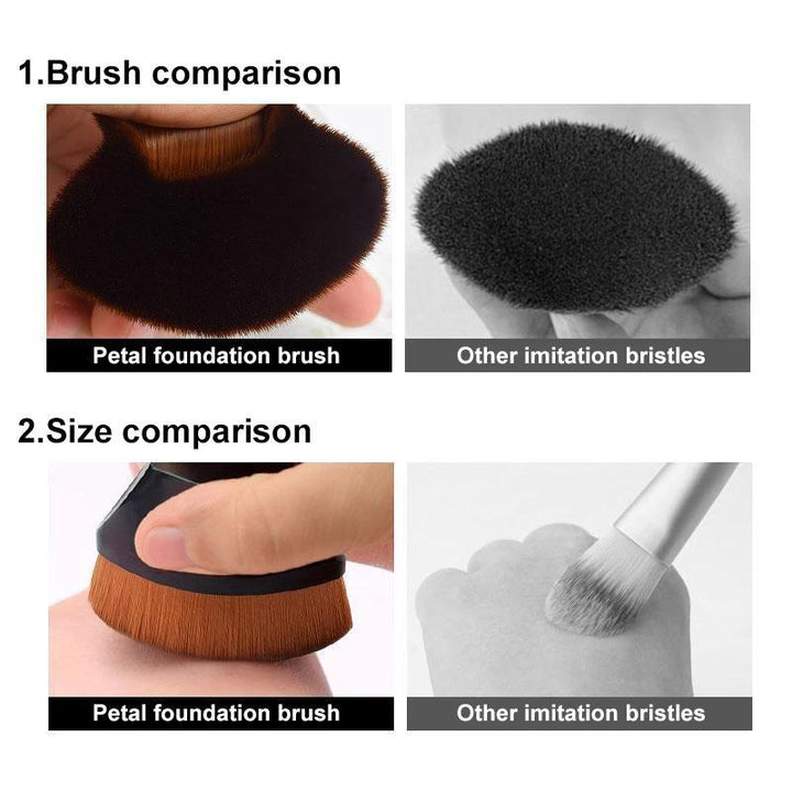 Ergonomic high-density cosmetic brush, perfect for a flawless finish