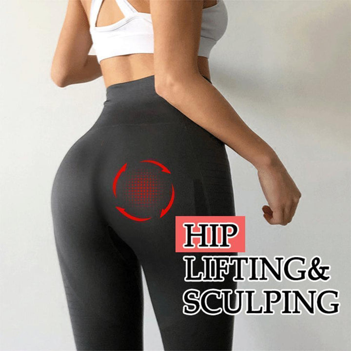 Athletic wear: anti-cellulite high-waist compression leggings for women, perfect for yoga