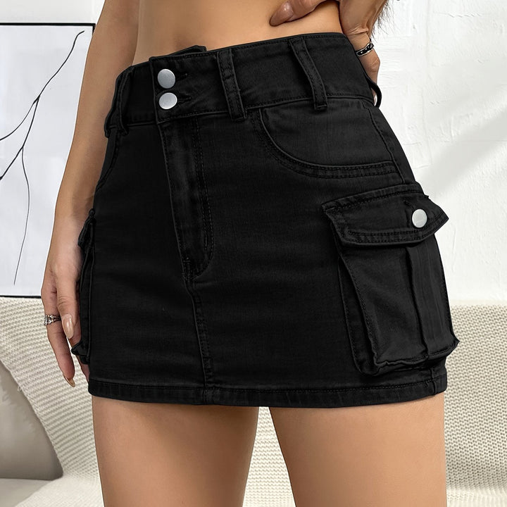 High waist cargo mini skirt for women, a key piece in any trendy fashion collection for street style.