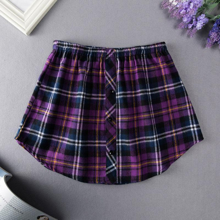 Fashionable high waist layering skirt for women, comfortable polyester material